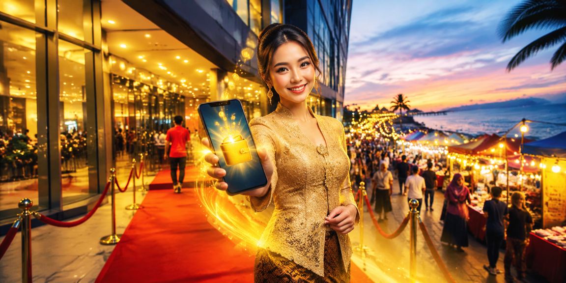 Wanita Malaysia memakai kebaya melakukan deposit selamat untuk menuntut promosi mm2h
